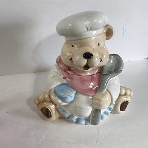 Chef Brown Teddy Bear with a Spoon